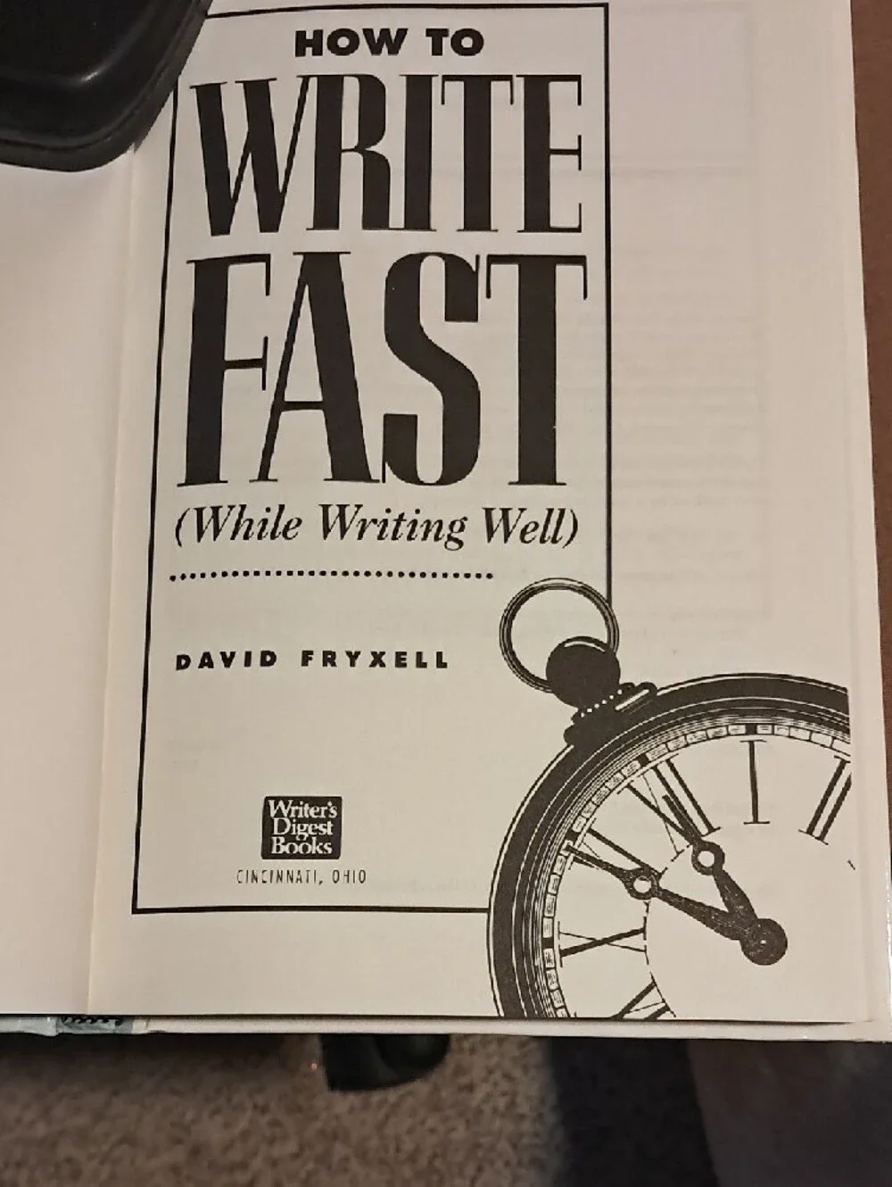 How to Write Fast (While Writing Well) — Blue Hardcover Guide